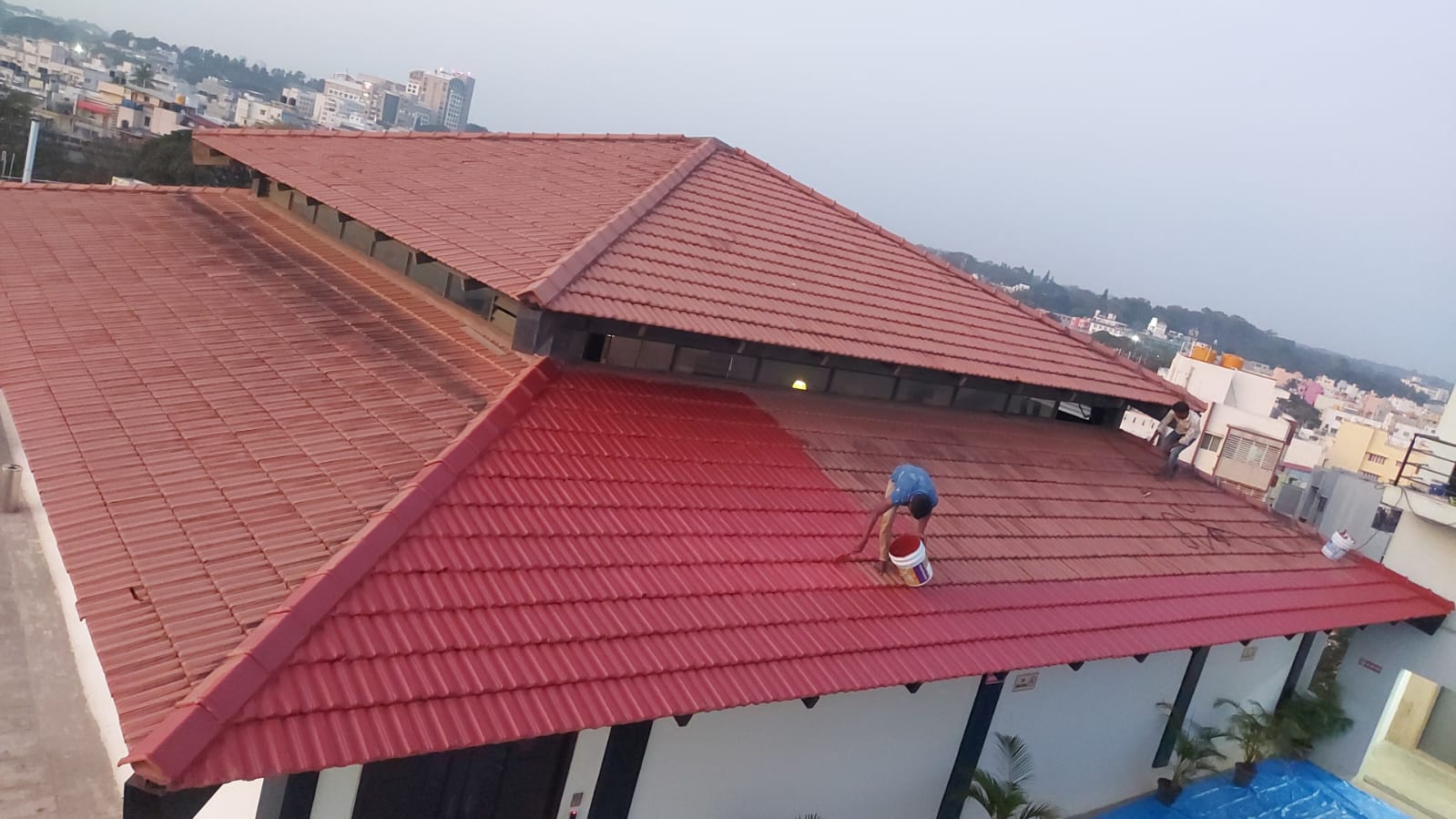 Mangalore Tiles Waterproofing Application