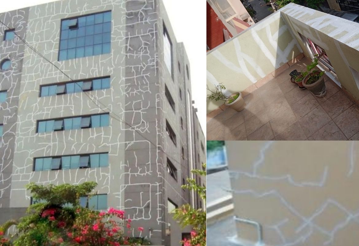 wall crack filling services